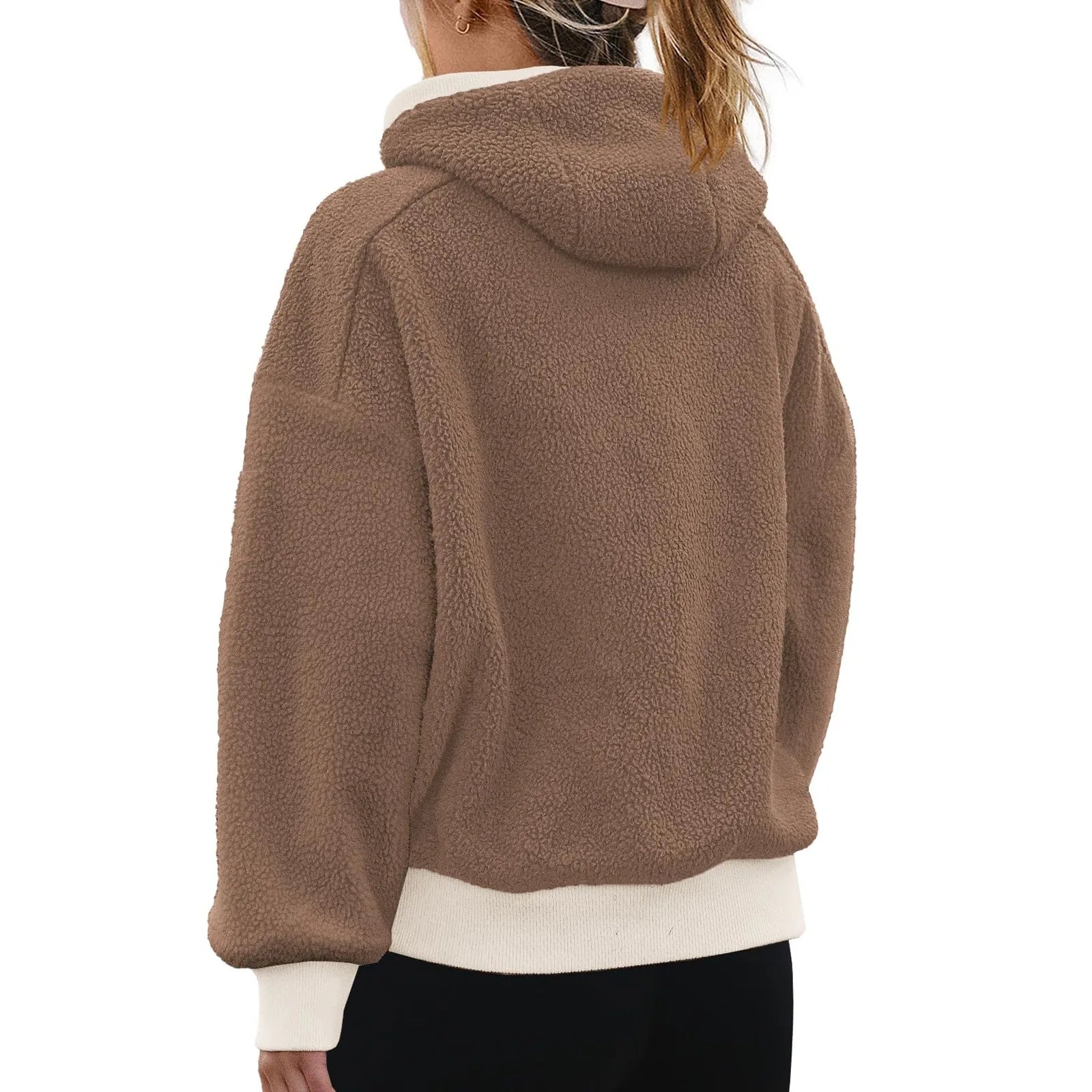 Women Fleece Overcoat